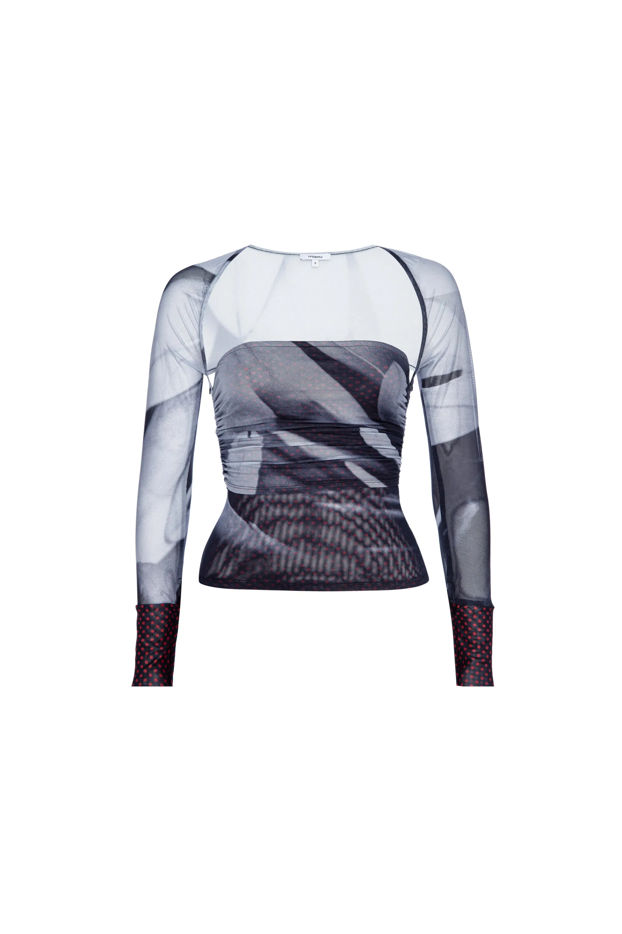 IRIS TOP - FEATHER PRINT sold by Miaou product image thumbnail 2