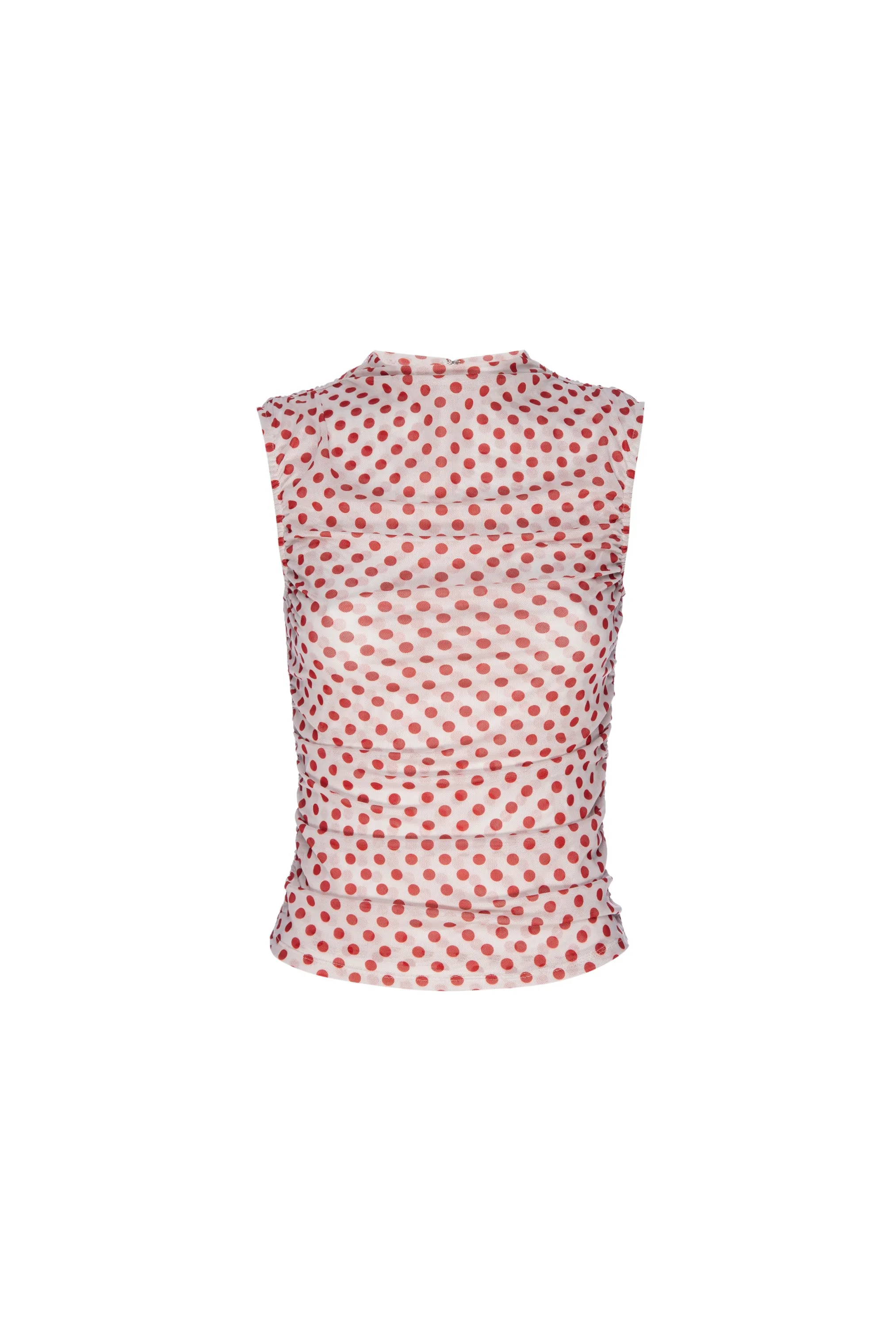 CAM TOP - WHITE POLKA DOT sold by Miaou product image thumbnail 2