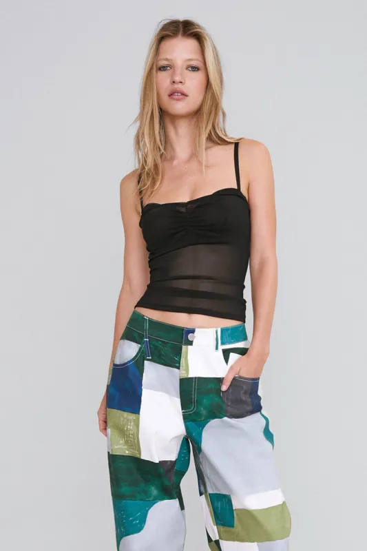 ENZO TUBE TOP - BLACK made by Miaou