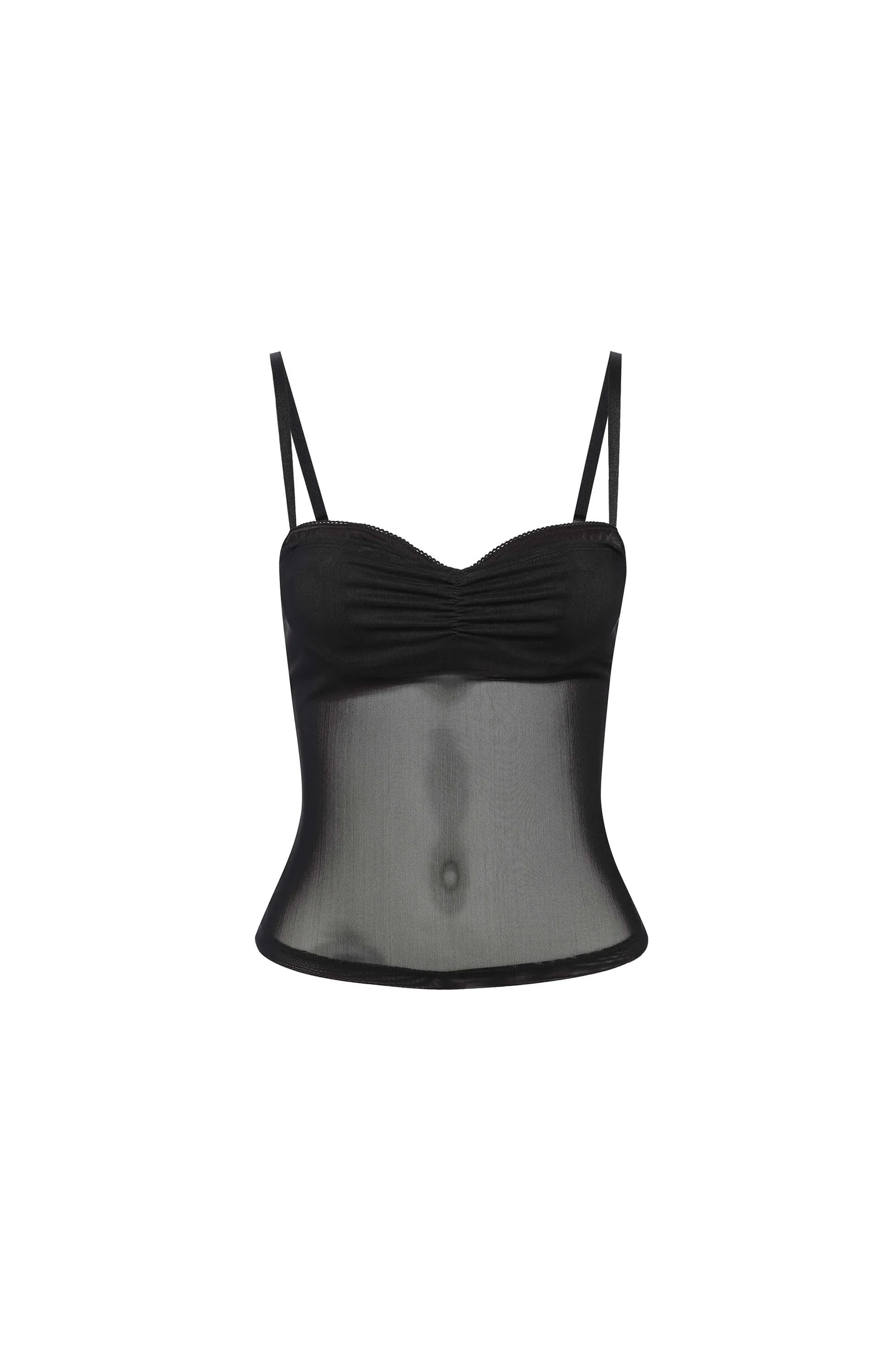 ENZO TUBE TOP - BLACK | Parallel