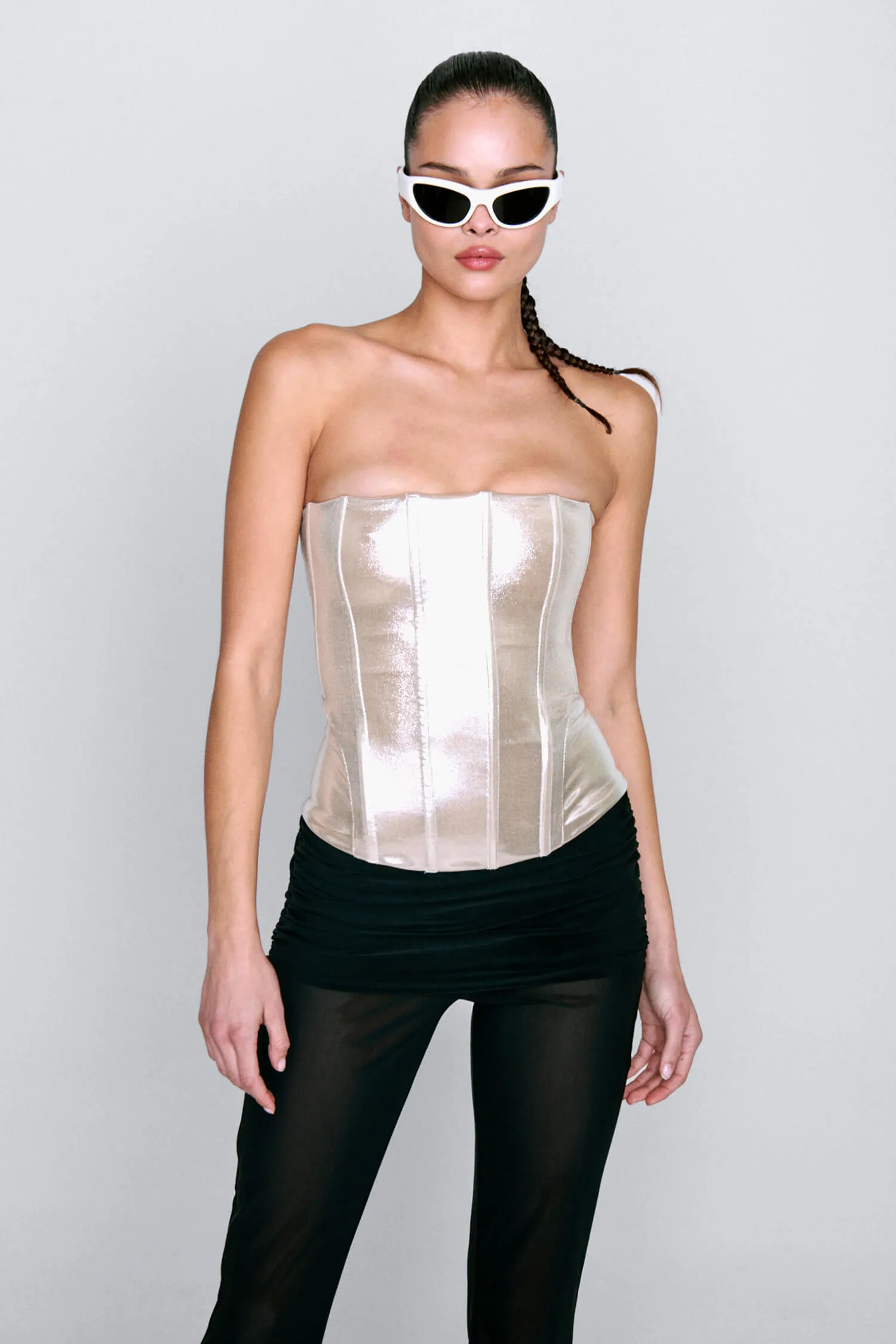 LIBRA CORSET - METALLIC sold by Miaou
