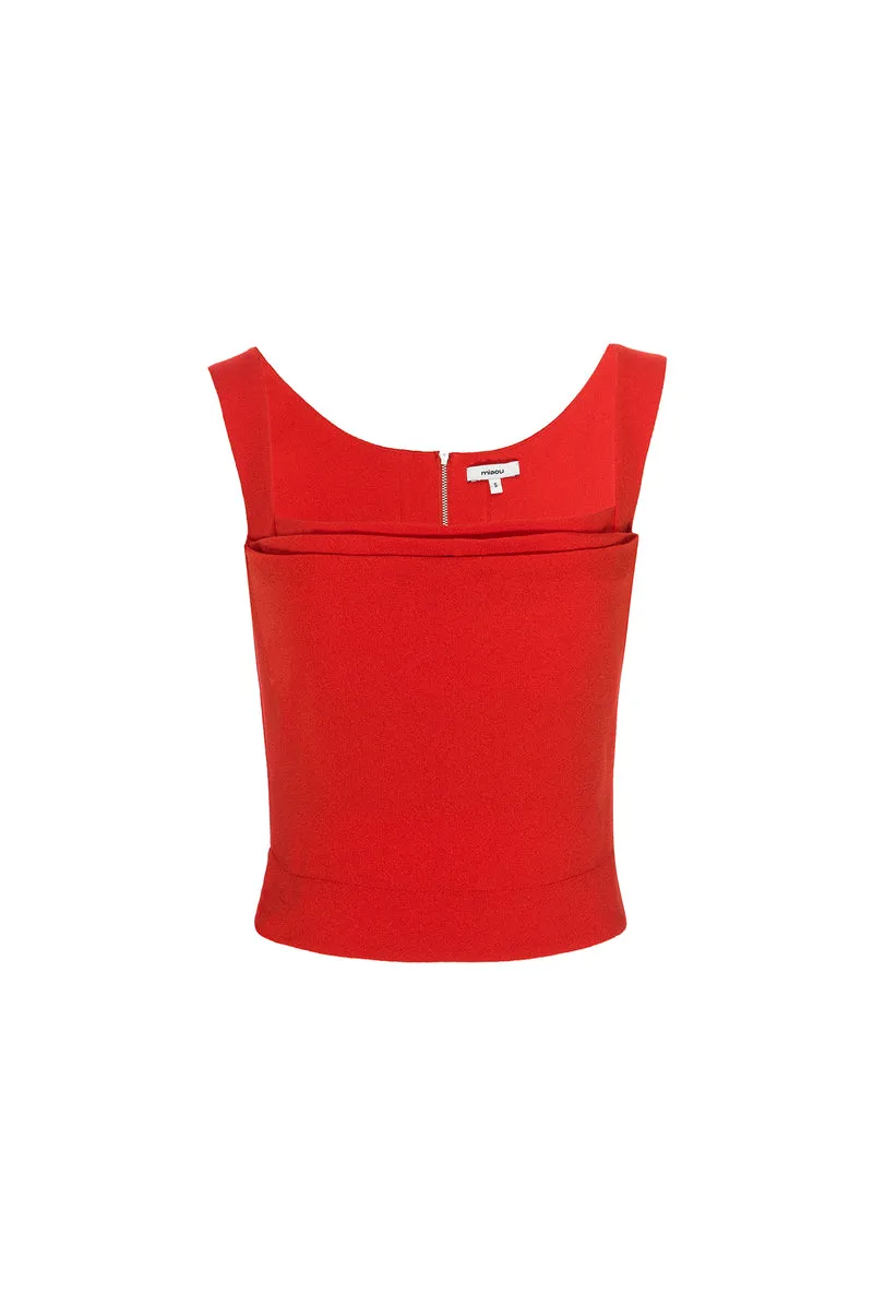 IMOGENE CORSET - RED sold by Miaou product image thumbnail 2