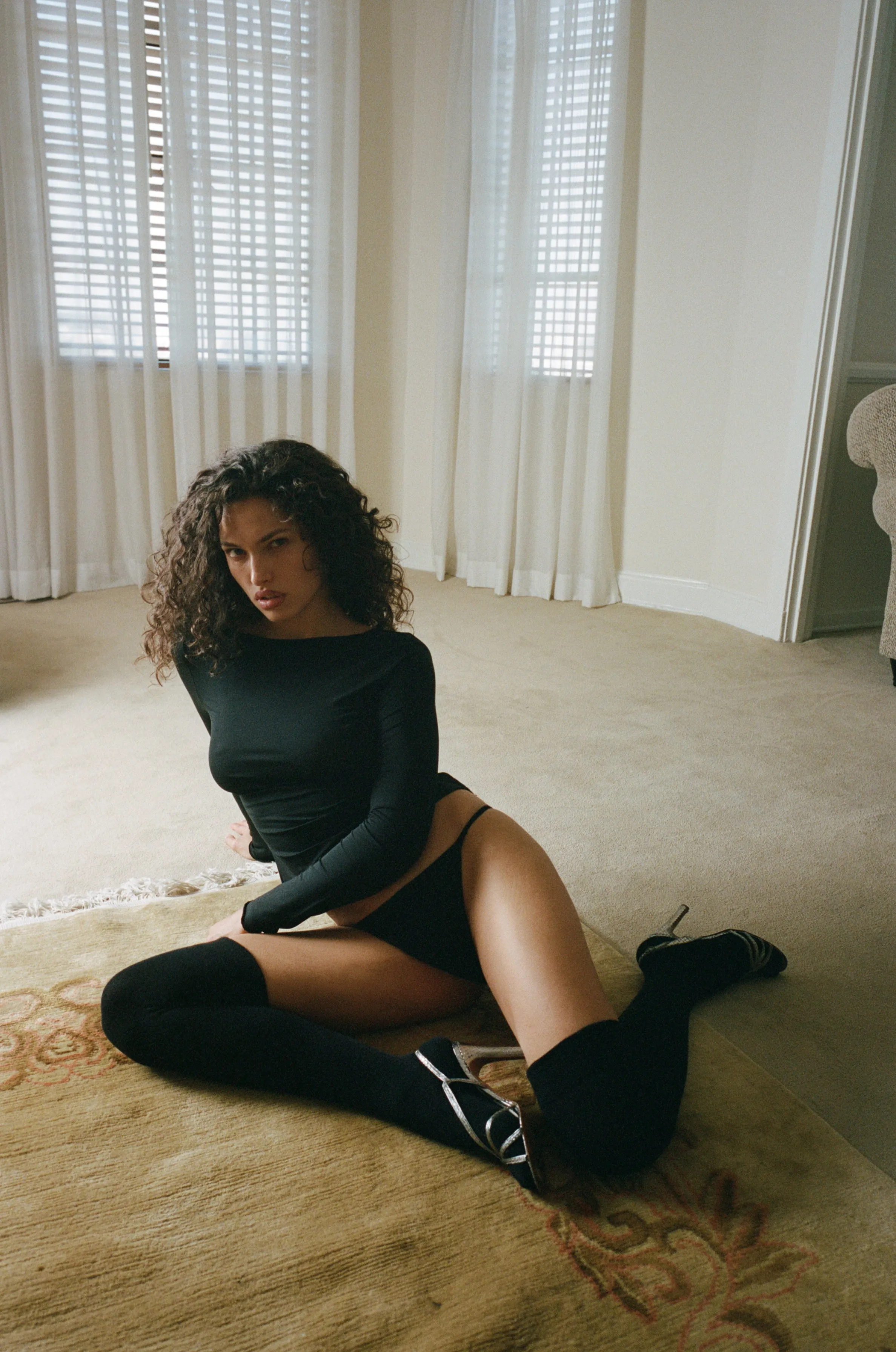 AMELIA TOP - BLACK sold by Miaou product image thumbnail 2