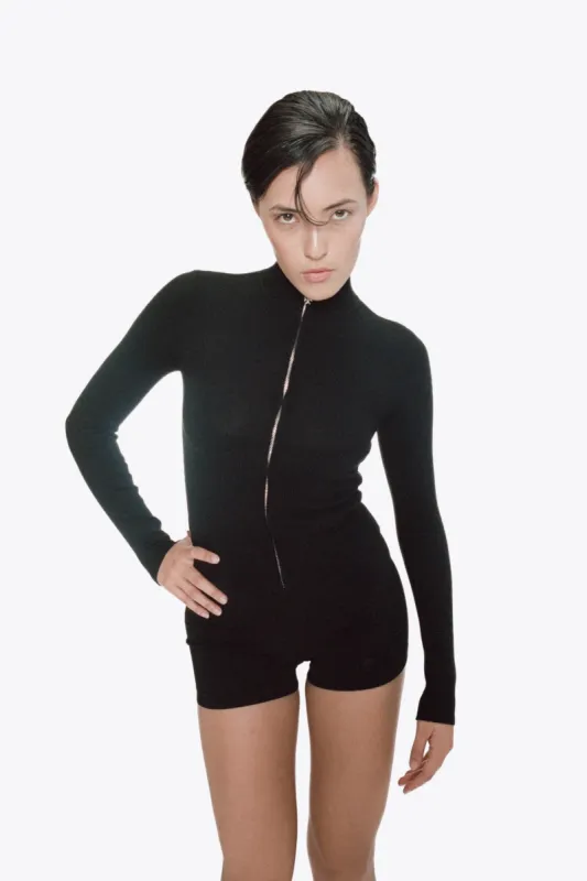 SOFT BOOTY SHORT - BLACK sold by Miaou