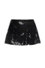 MICRO MINI SKIRT - BLACK SEQUIN sold by Miaou