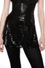 MICRO MINI SKIRT - BLACK SEQUIN sold by Miaou
