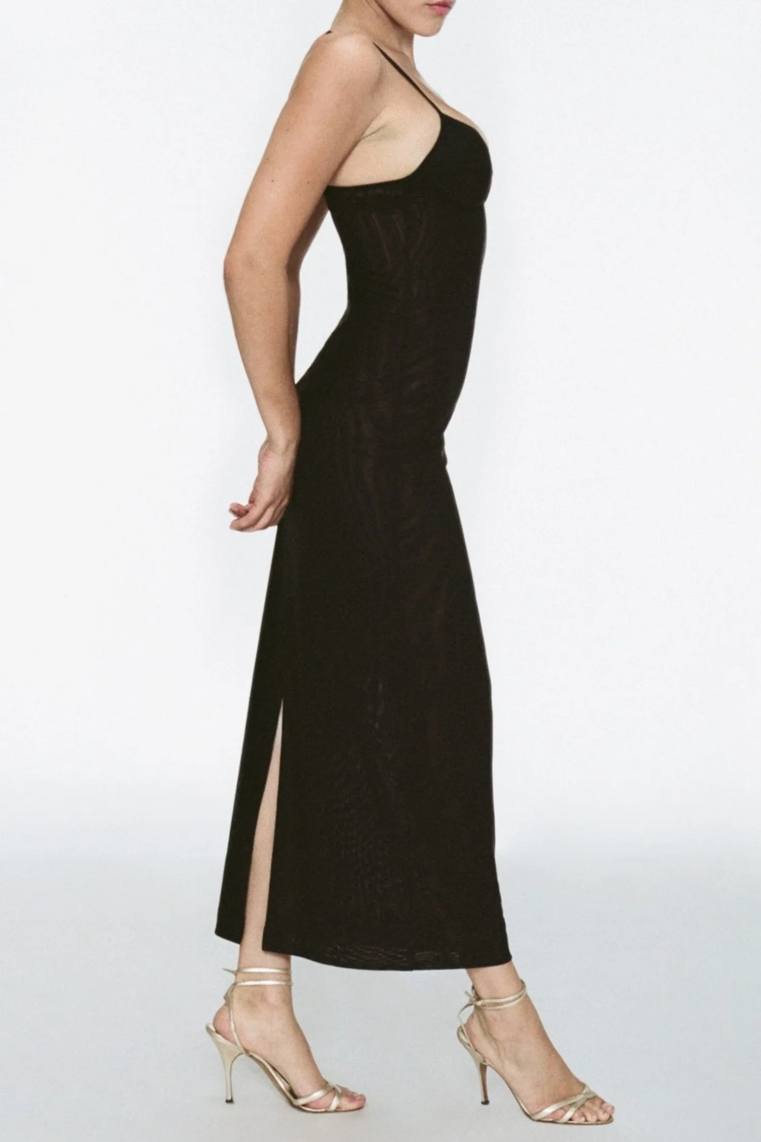 FLORENCE DRESS - BLACK sold by Miaou product image thumbnail 4