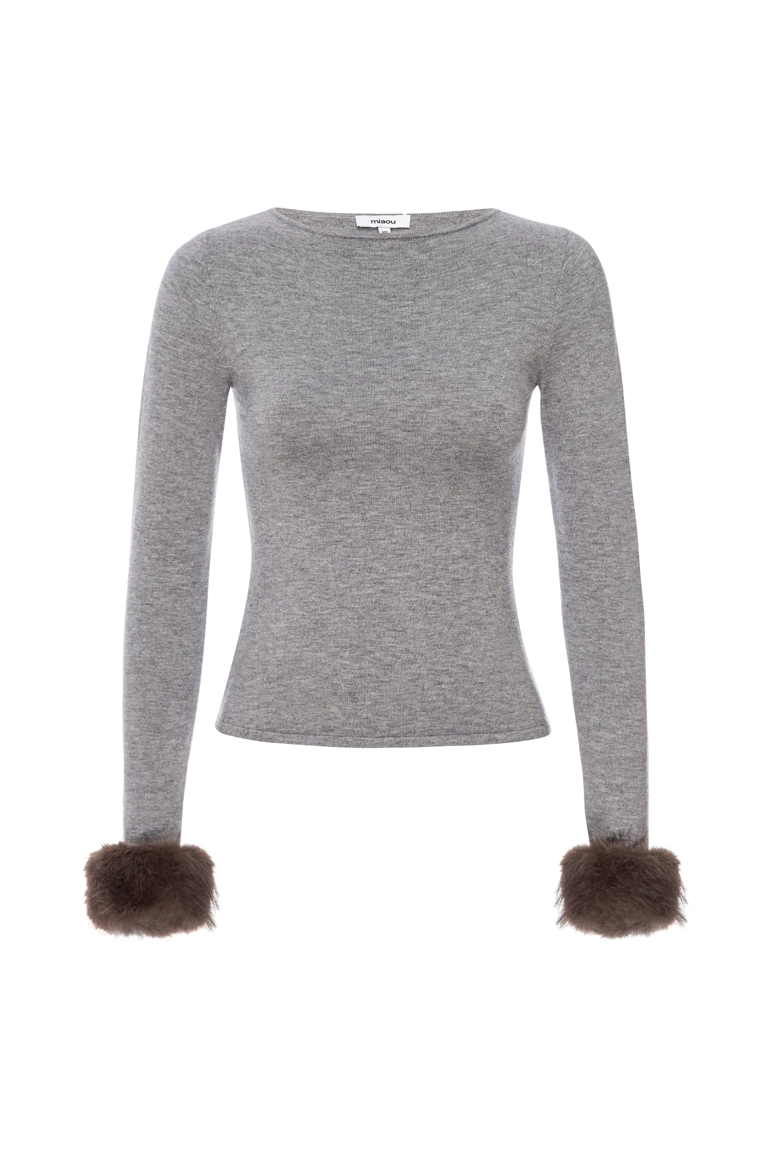 AMELIA TOP - HEATHER GREY sold by Miaou product image thumbnail 2