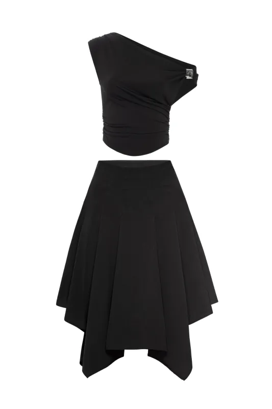 ARIELLE TOP + TY SKIRT sold by Miaou