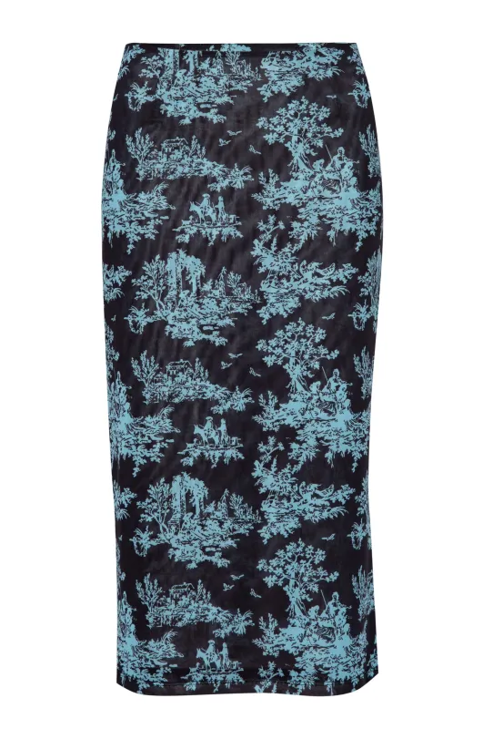 MONI SKIRT - CHOCOLATE TOILE sold by Miaou