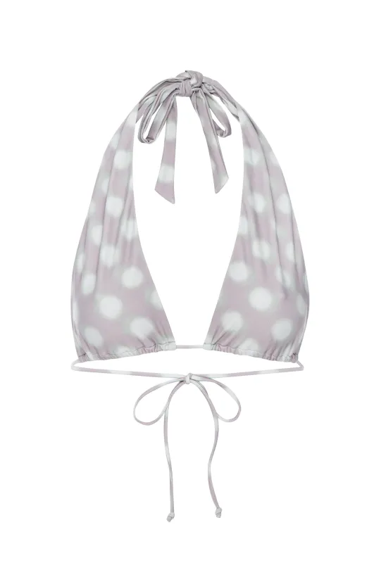 BALI BIKINI TOP - MINT BLURRED DOT made by Miaou