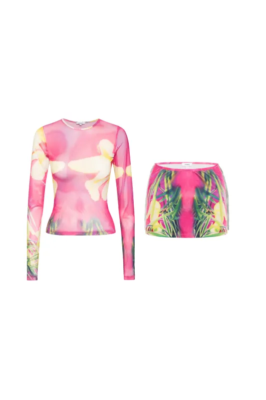 LONG SLEEVE TEE + ELEKTRA SKIRT - AKIRA sold by Miaou