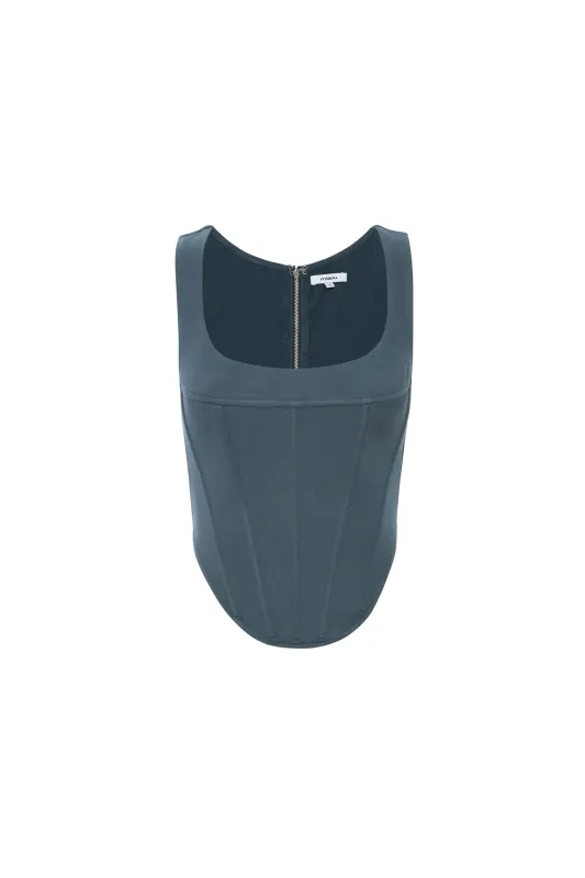 CAMPBELL CORSET - SLATE GRAY sold by Miaou