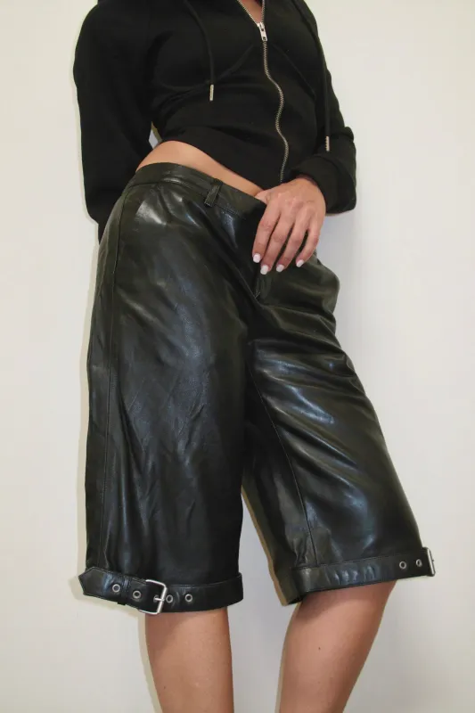 MIAOU LEATHER SHORTS sold by Miaou