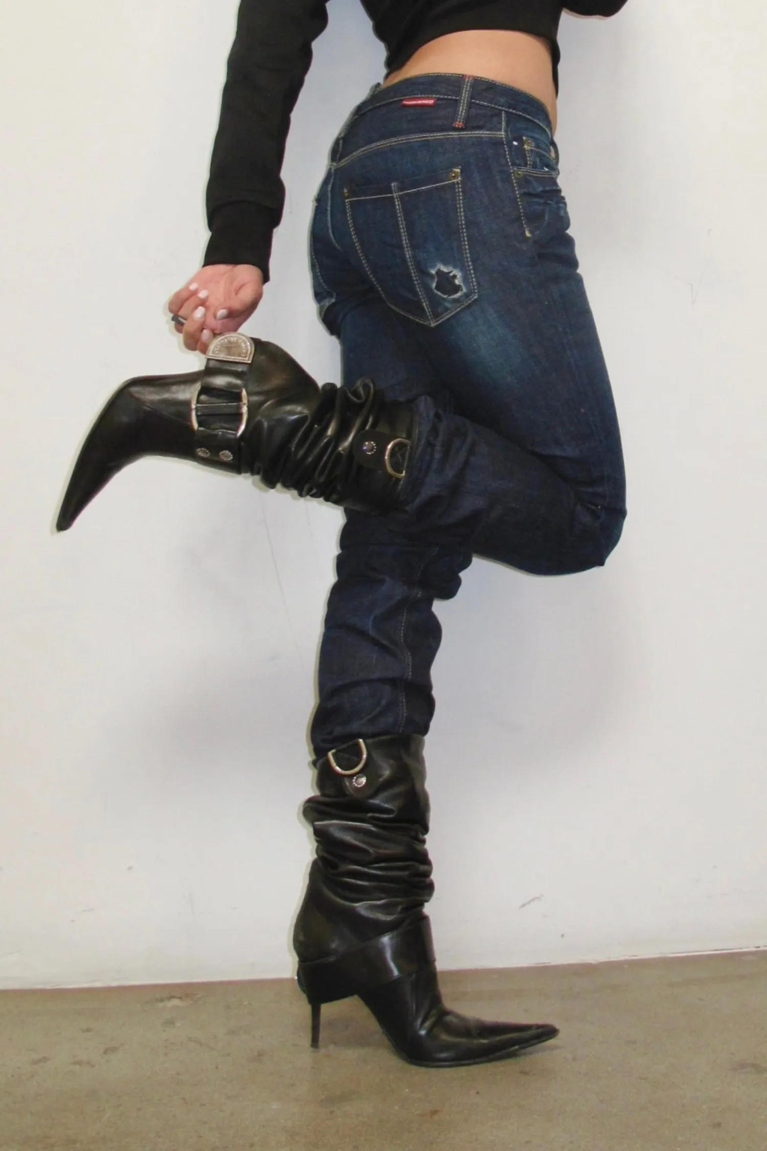 GIANMARCOLO LORENZI STILETTO BOOT sold by Miaou product image thumbnail 2