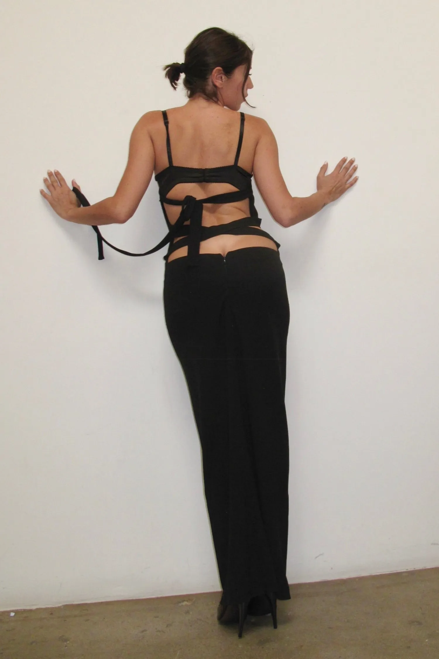 DOLCE & GABBANA OPEN BACK MAXI DRESS sold by Miaou product image thumbnail 2