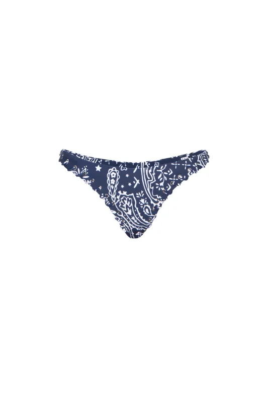 RIO BIKINI BOTTOM - BANDANA NAVY sold by Miaou