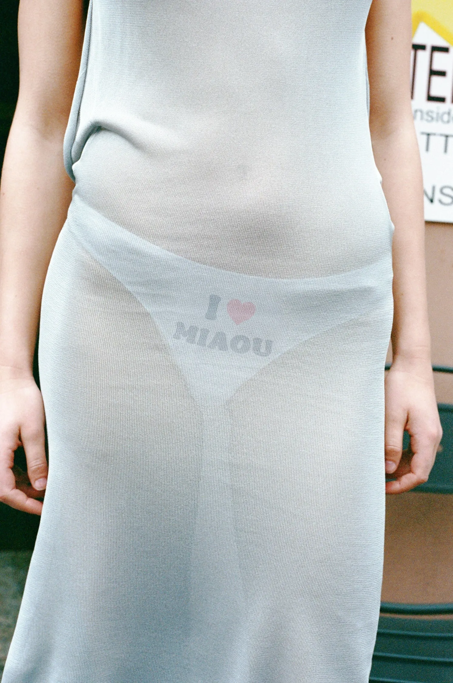 AWA DRESS - METALLIC SILVER sold by Miaou product image thumbnail 5