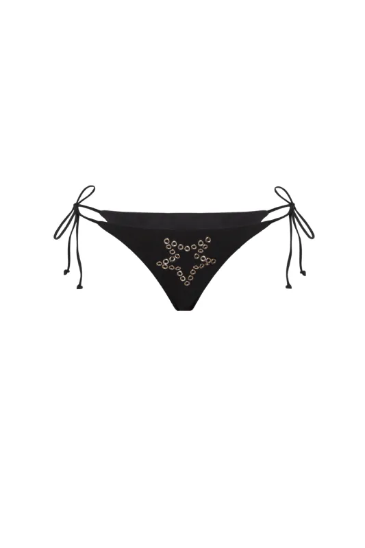 KAUAI BIKINI BOTTOM - BLACK sold by Miaou