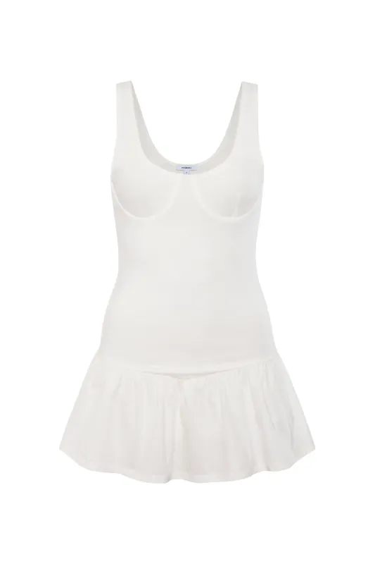 ALICE DRESS - WHITE made by Miaou