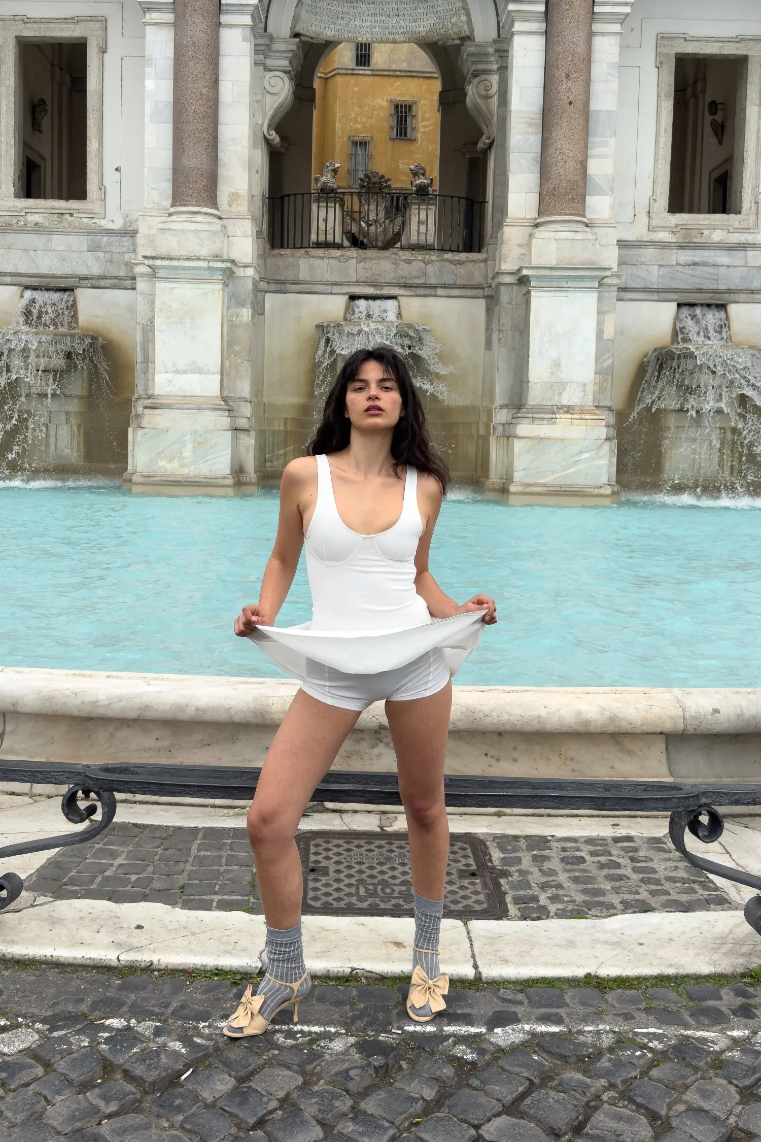 ALICE DRESS - WHITE sold by Miaou product image thumbnail 2