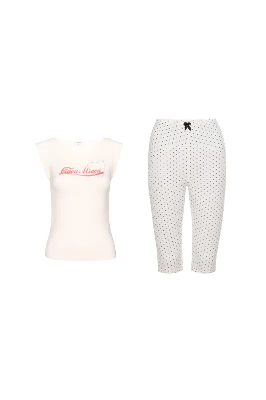 LUCIA TOP + JANE SHORT - CIAOU MIAOU sold by Miaou