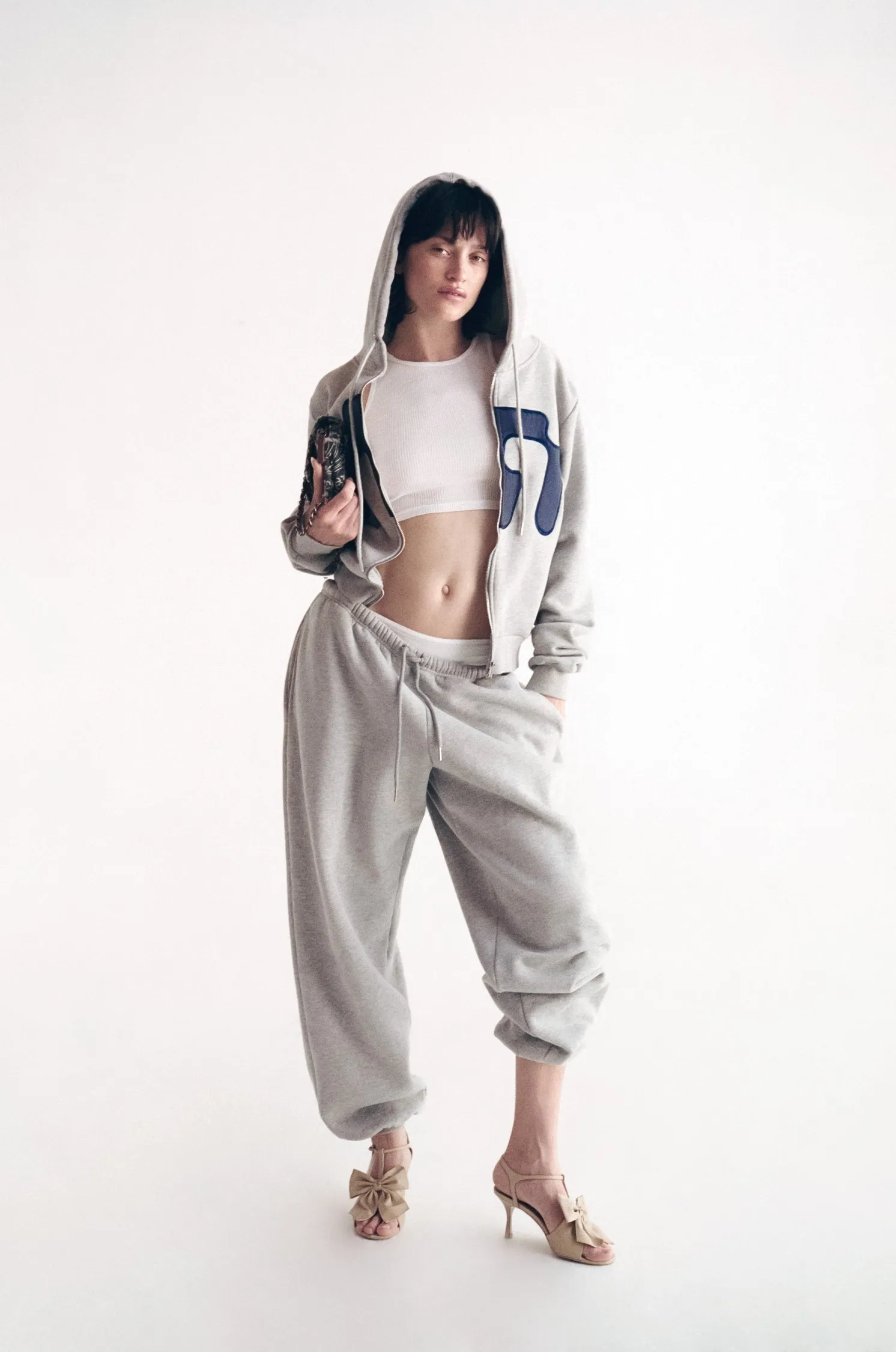 ILANA SWEATPANT - HEATHER GREY sold by Miaou product image thumbnail 3