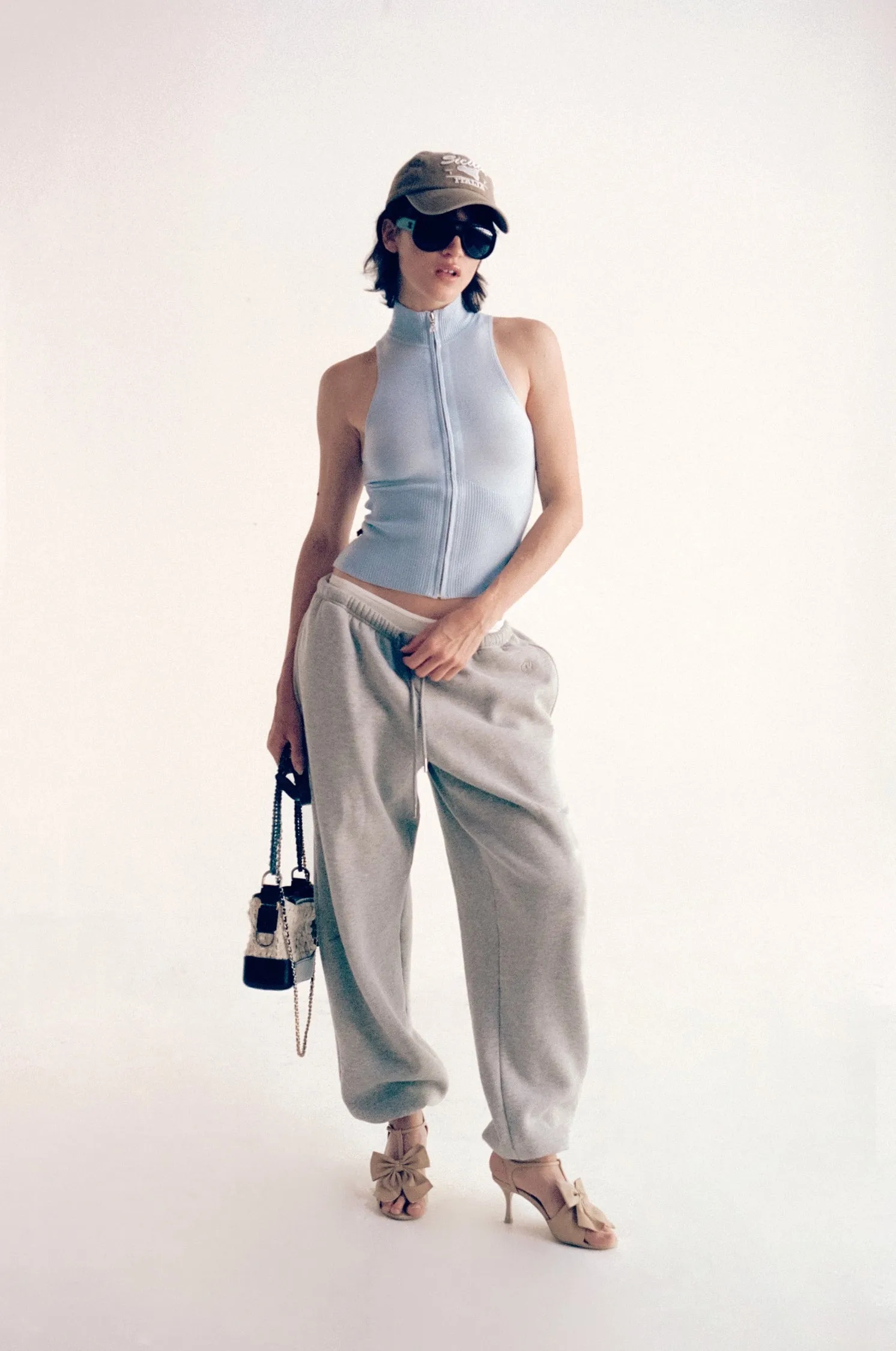 ILANA SWEATPANT - HEATHER GREY sold by Miaou product image thumbnail 2