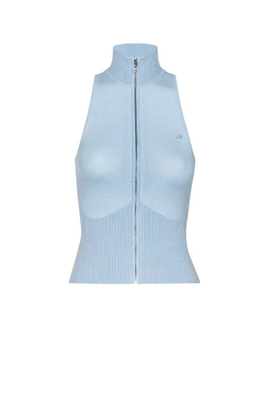 VERA TOP - PERIWINKLE sold by Miaou