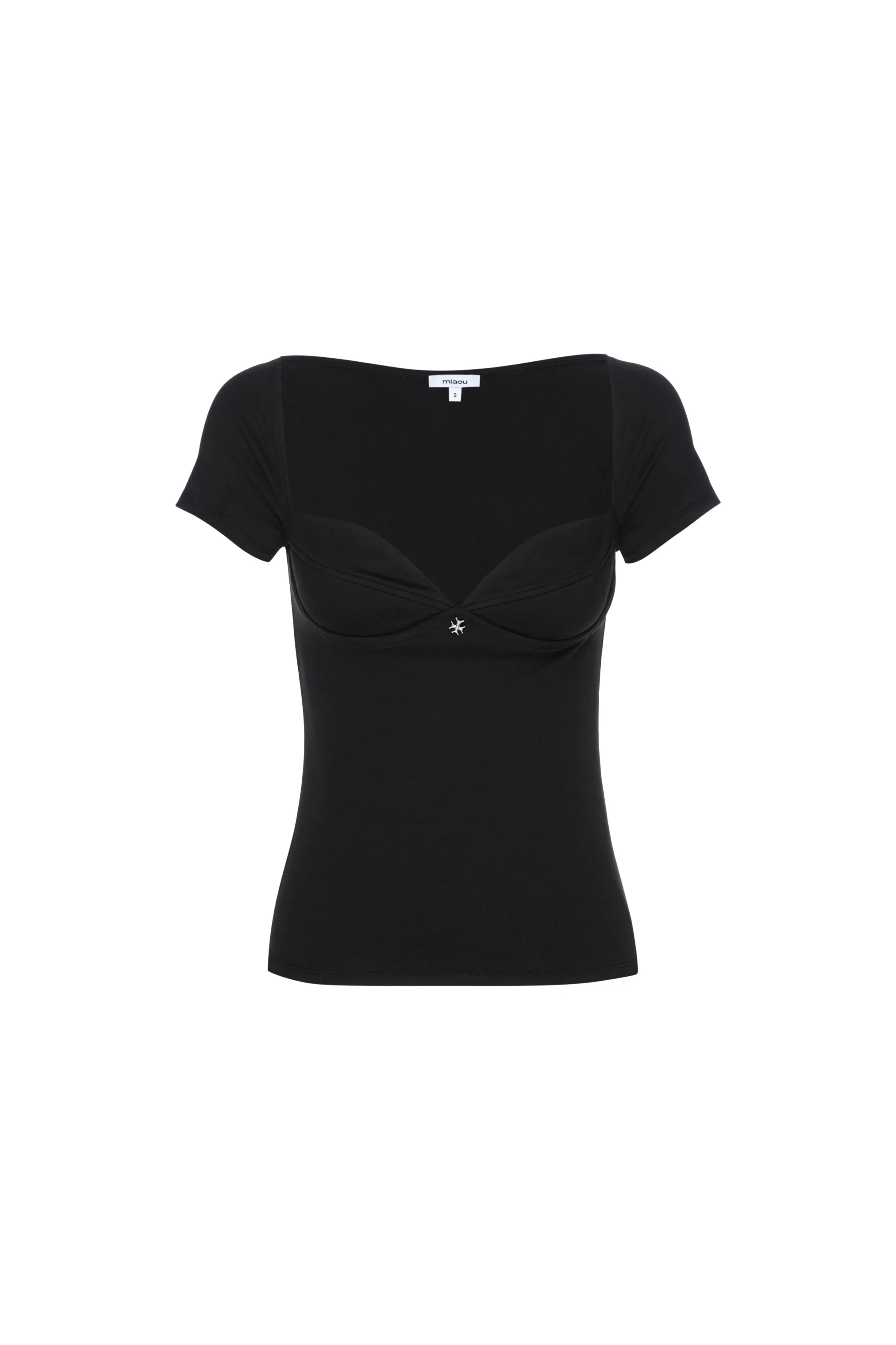 OLIVIA TOP - BLACK sold by Miaou product image thumbnail 2