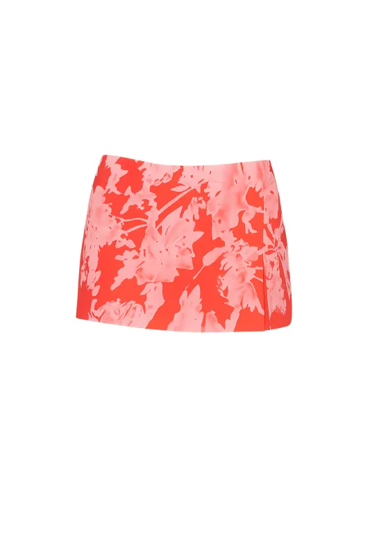 MICRO MINI SKIRT - SIREN DAMASK sold by Miaou