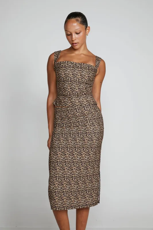 MONI SKIRT - LEOPARD sold by Miaou