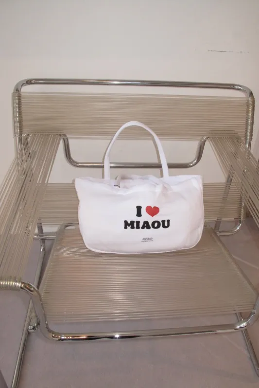 FLEECE TOTE - WHITE sold by Miaou