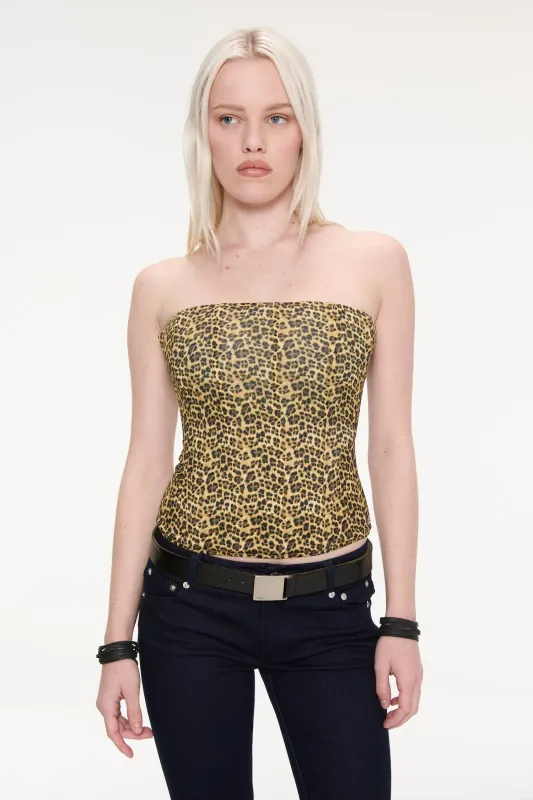 LIBRA CORSET - LEOPARD sold by Miaou