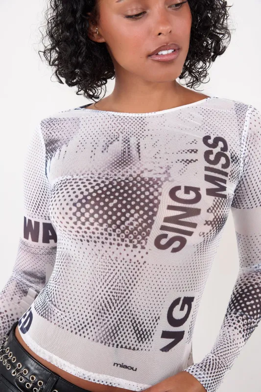 AMELIA TOP - MOST WANTED sold by Miaou