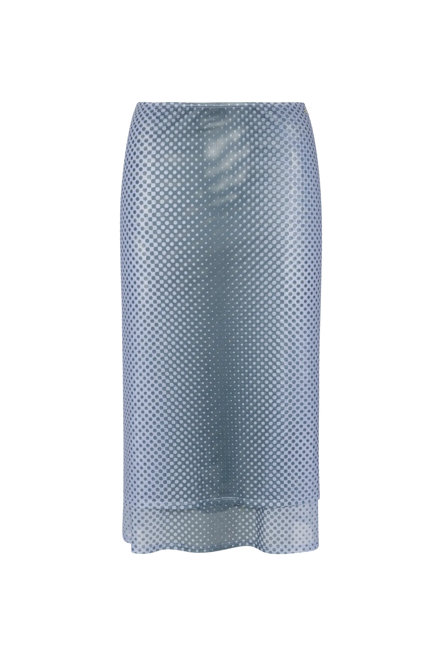 MARIA SKIRT - WARPED DOT PERIWINKLE sold by Miaou product image thumbnail 2