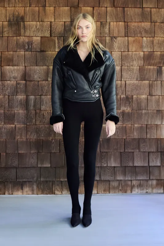 LAYLA KNIT LEGGING - BLACK made by Miaou