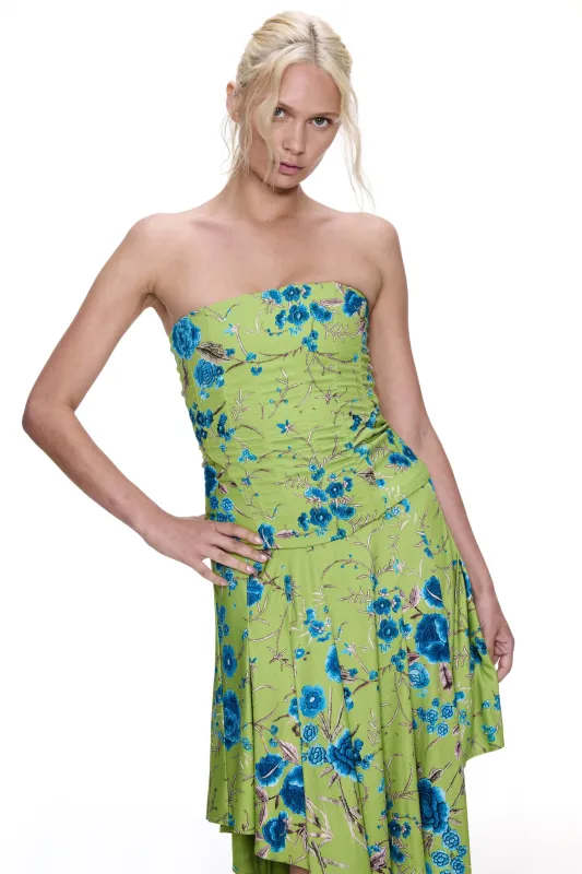 LIBRA CORSET - VERDANT PIANO SHAWL made by Miaou