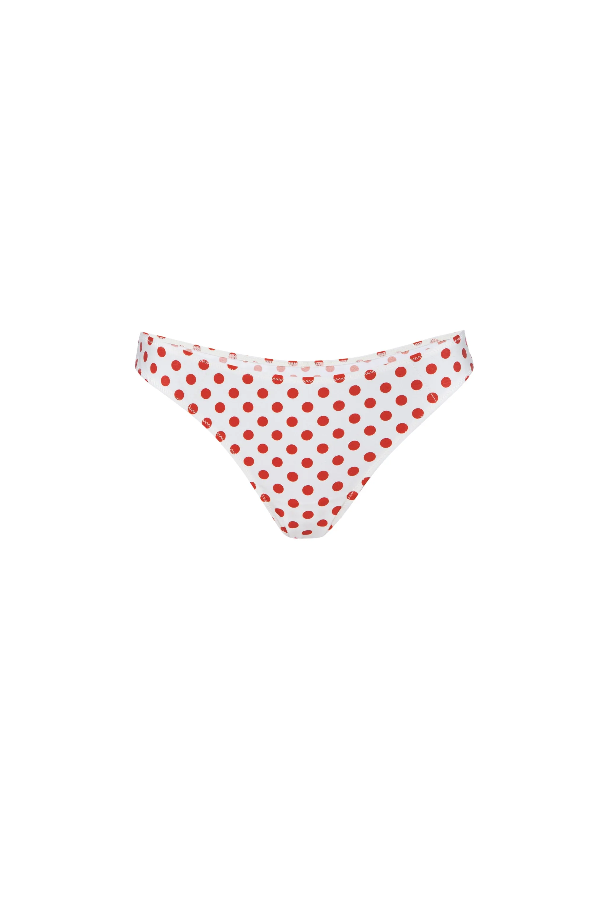 LUZ BIKINI BOTTOM - WHITE POLKA DOT sold by Miaou product image thumbnail 2