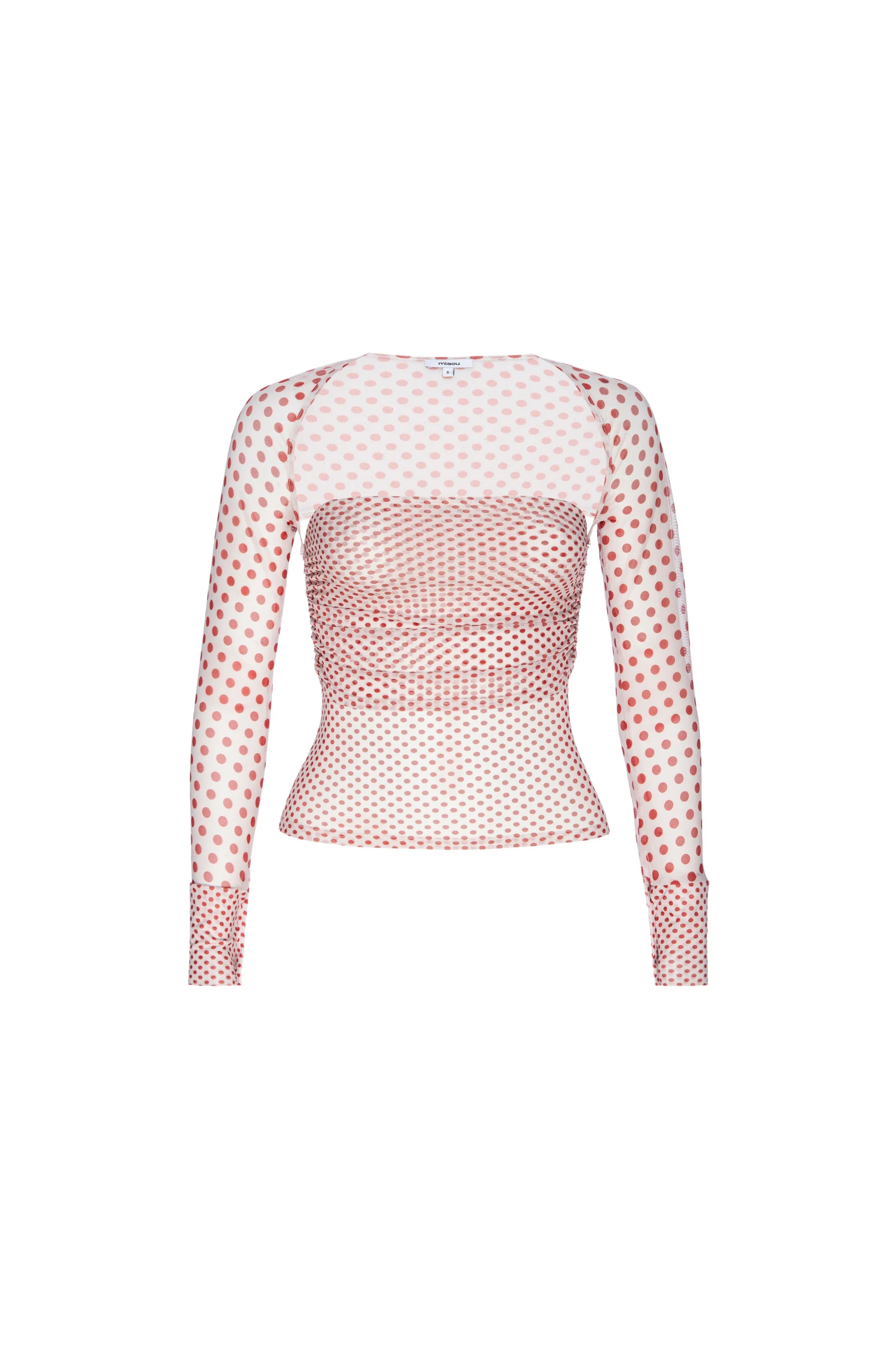 IRIS TOP - WHITE POLKA DOT sold by Miaou product image thumbnail 2