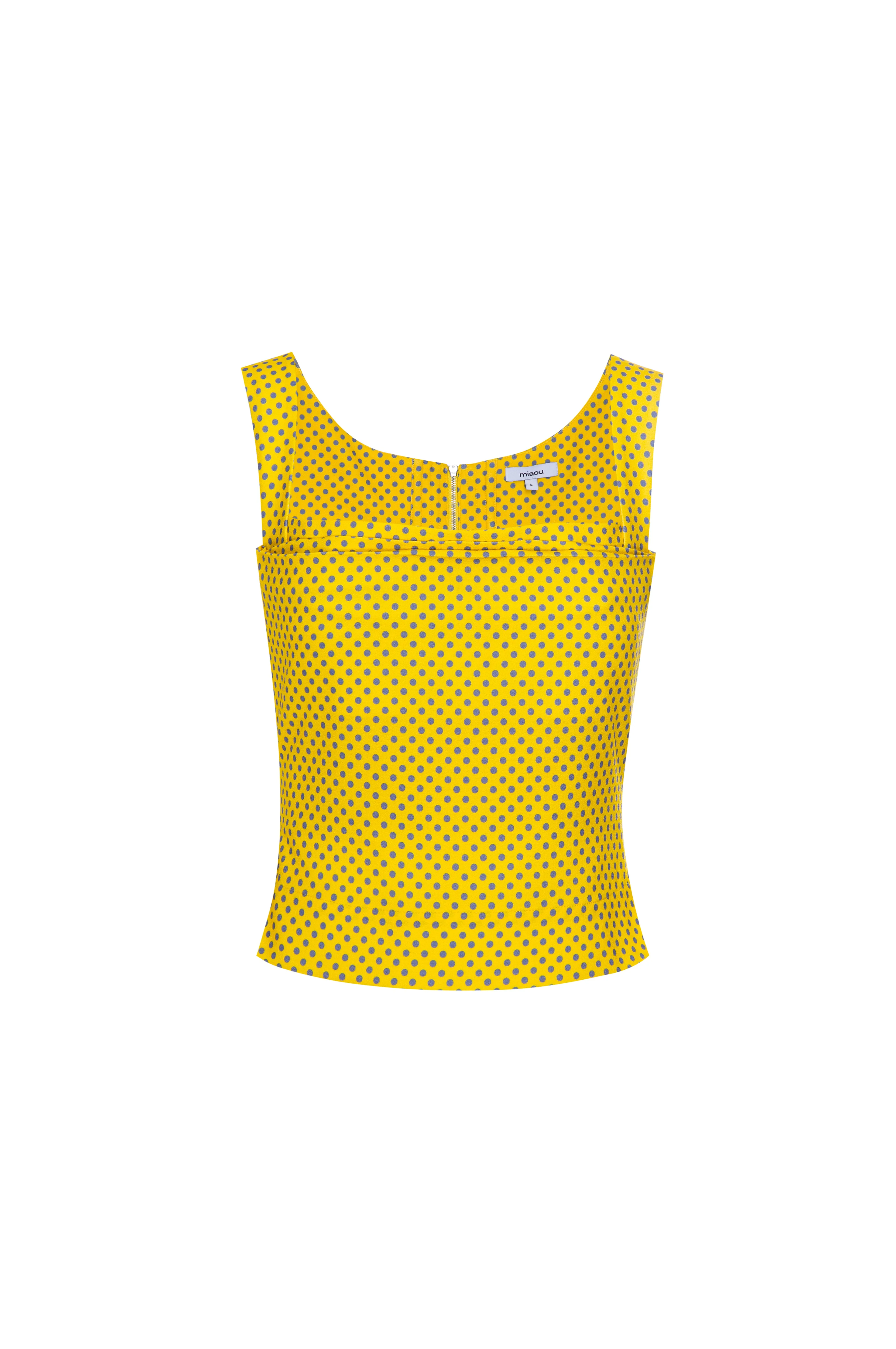 IMOGENE CORSET - YELLOW POLKA DOT sold by Miaou product image thumbnail 2