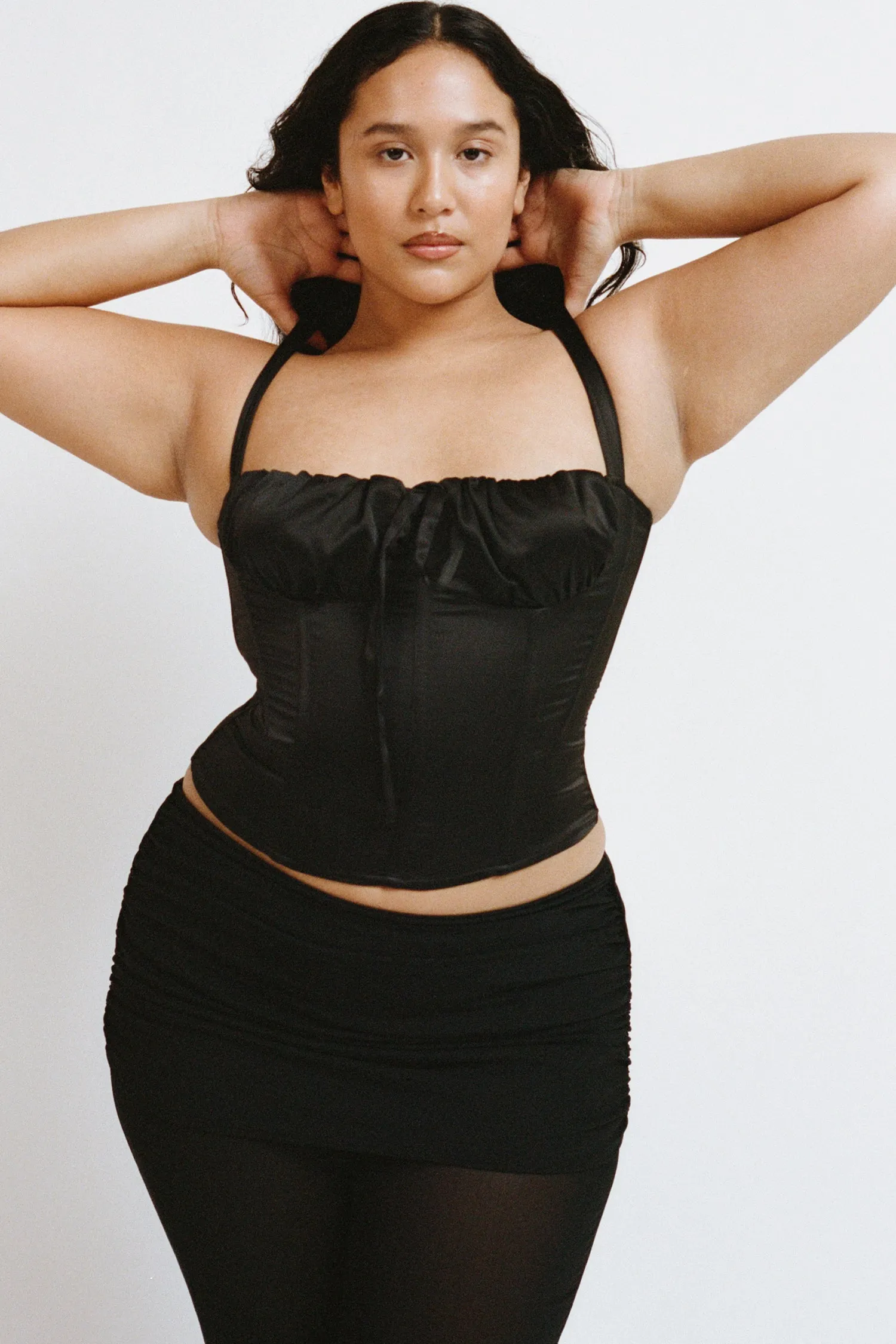 AGNES CORSET - BLACK sold by Miaou