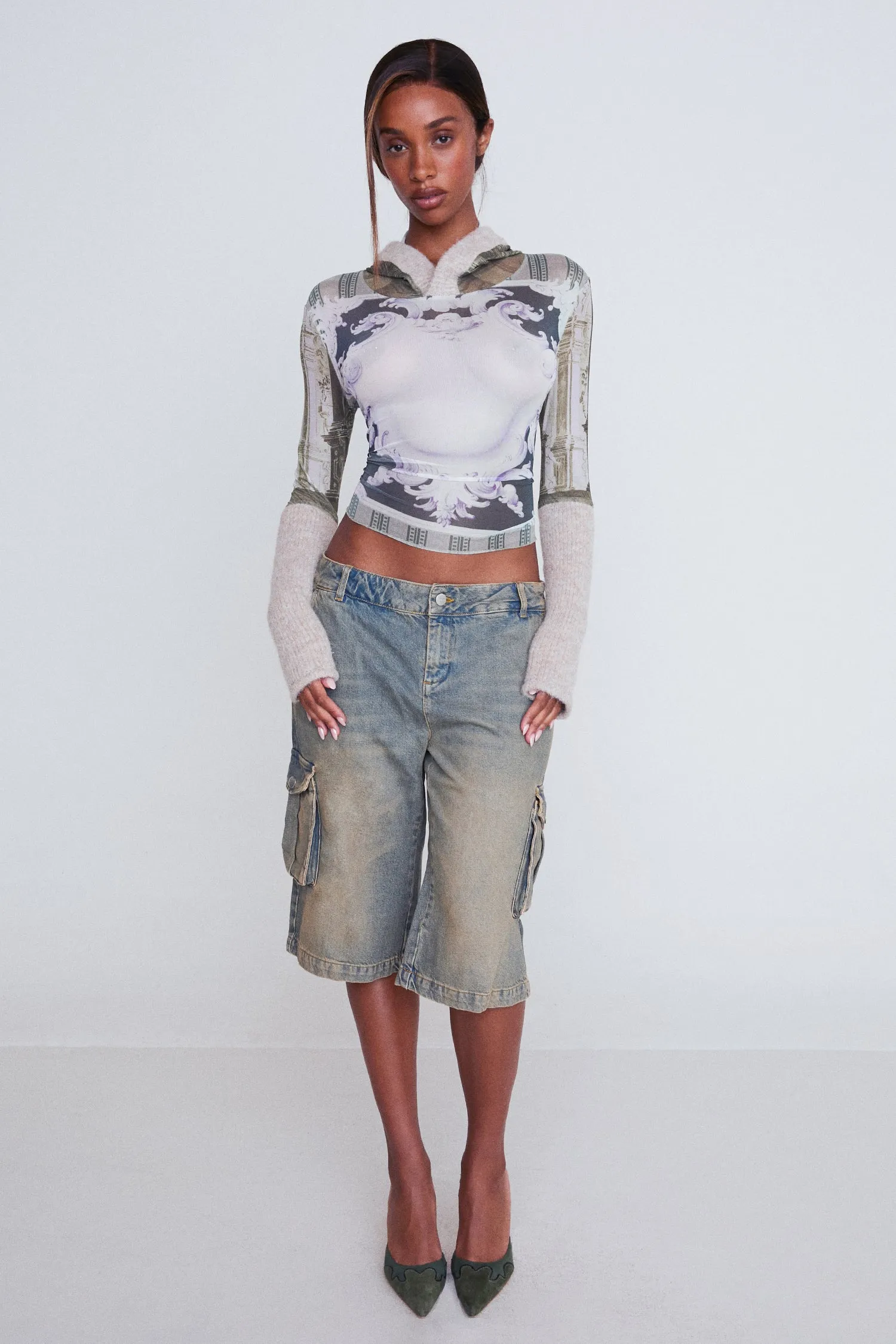 MARI HOODIE - EMBLEM PRINT sold by Miaou product image thumbnail 3