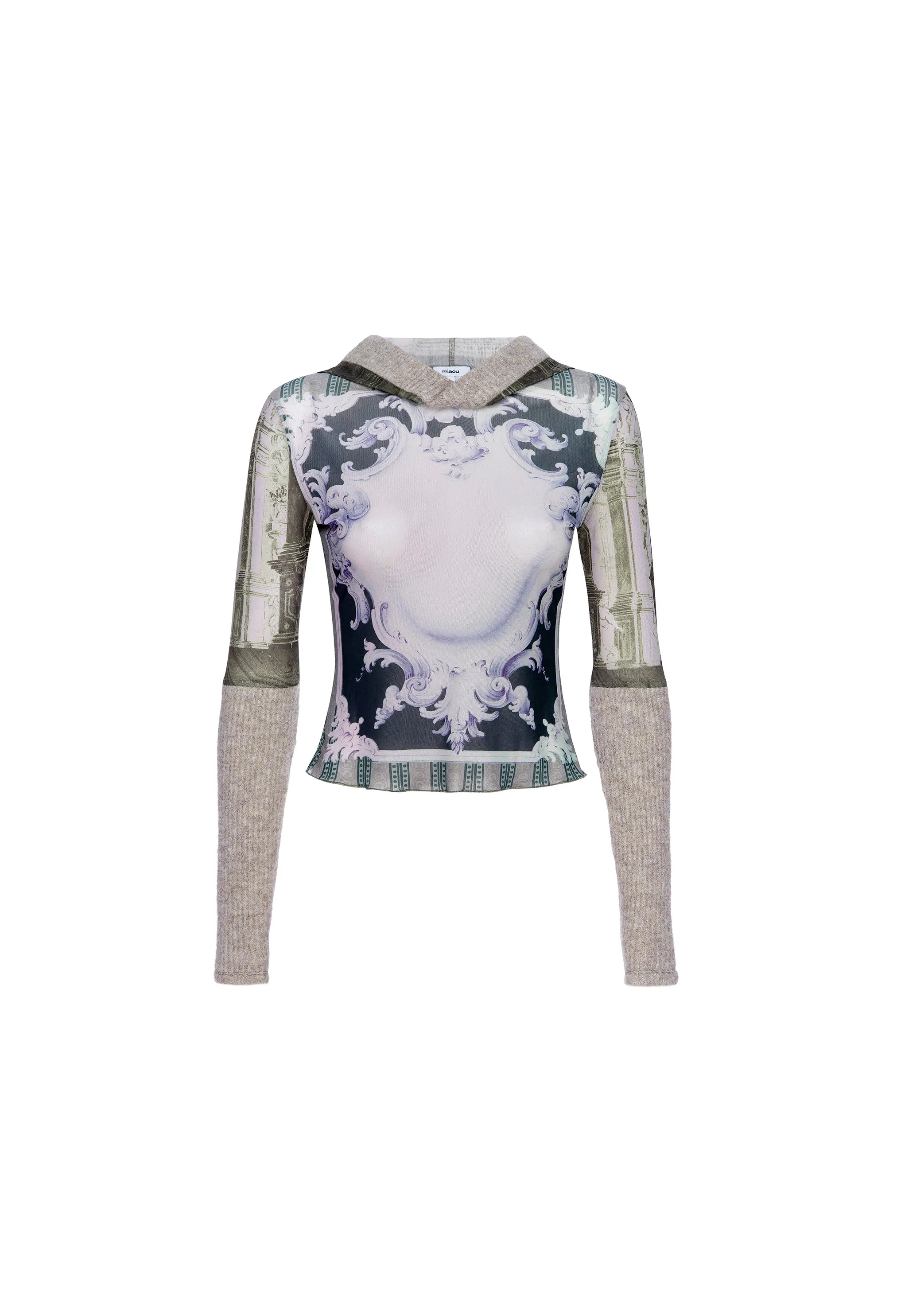 MARI HOODIE - EMBLEM PRINT sold by Miaou product image thumbnail 2