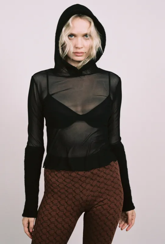 MARI HOODIE - BLACK sold by Miaou