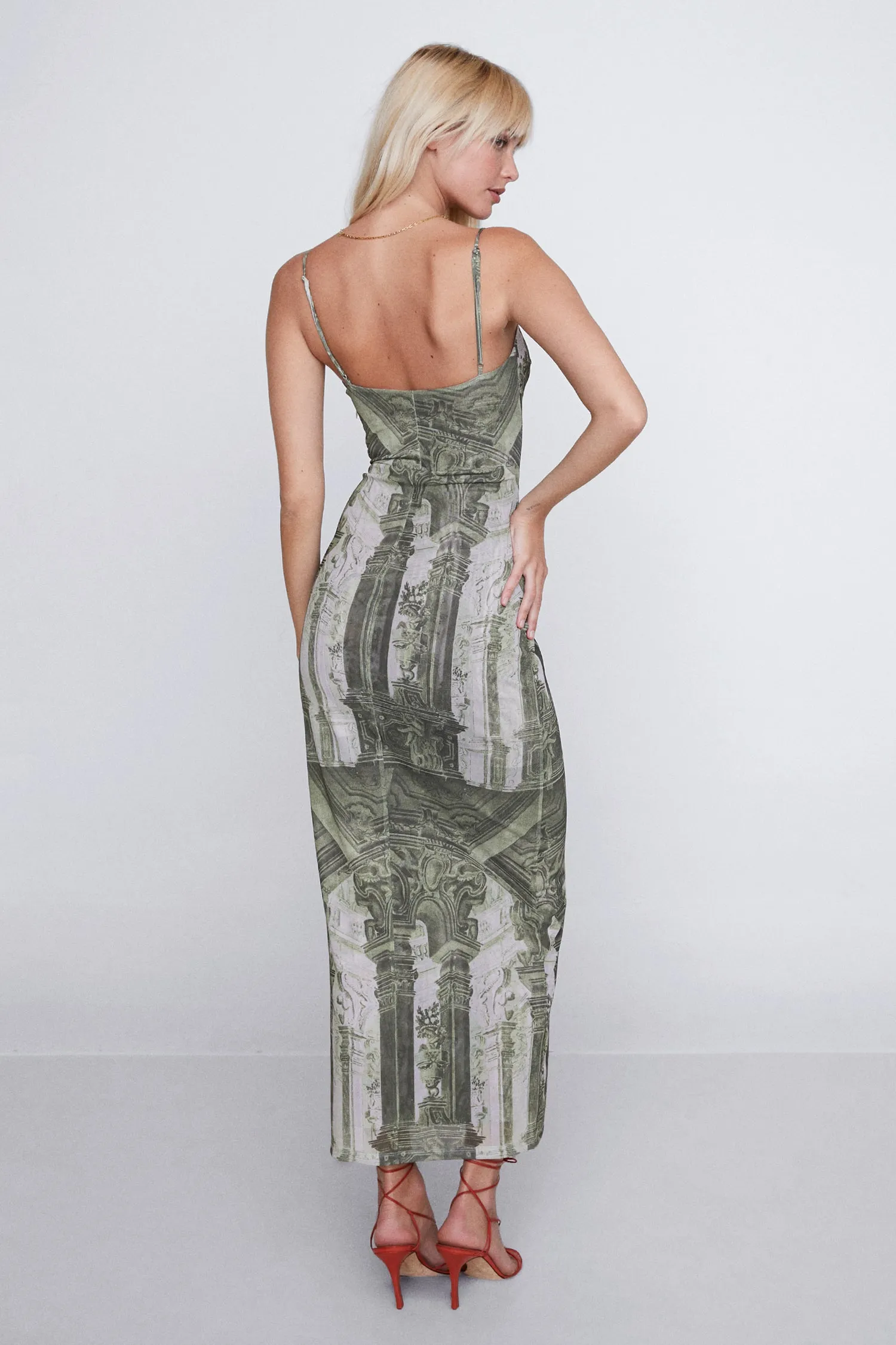 THAIS DRESS - EMBLEM PRINT sold by Miaou product image thumbnail 4