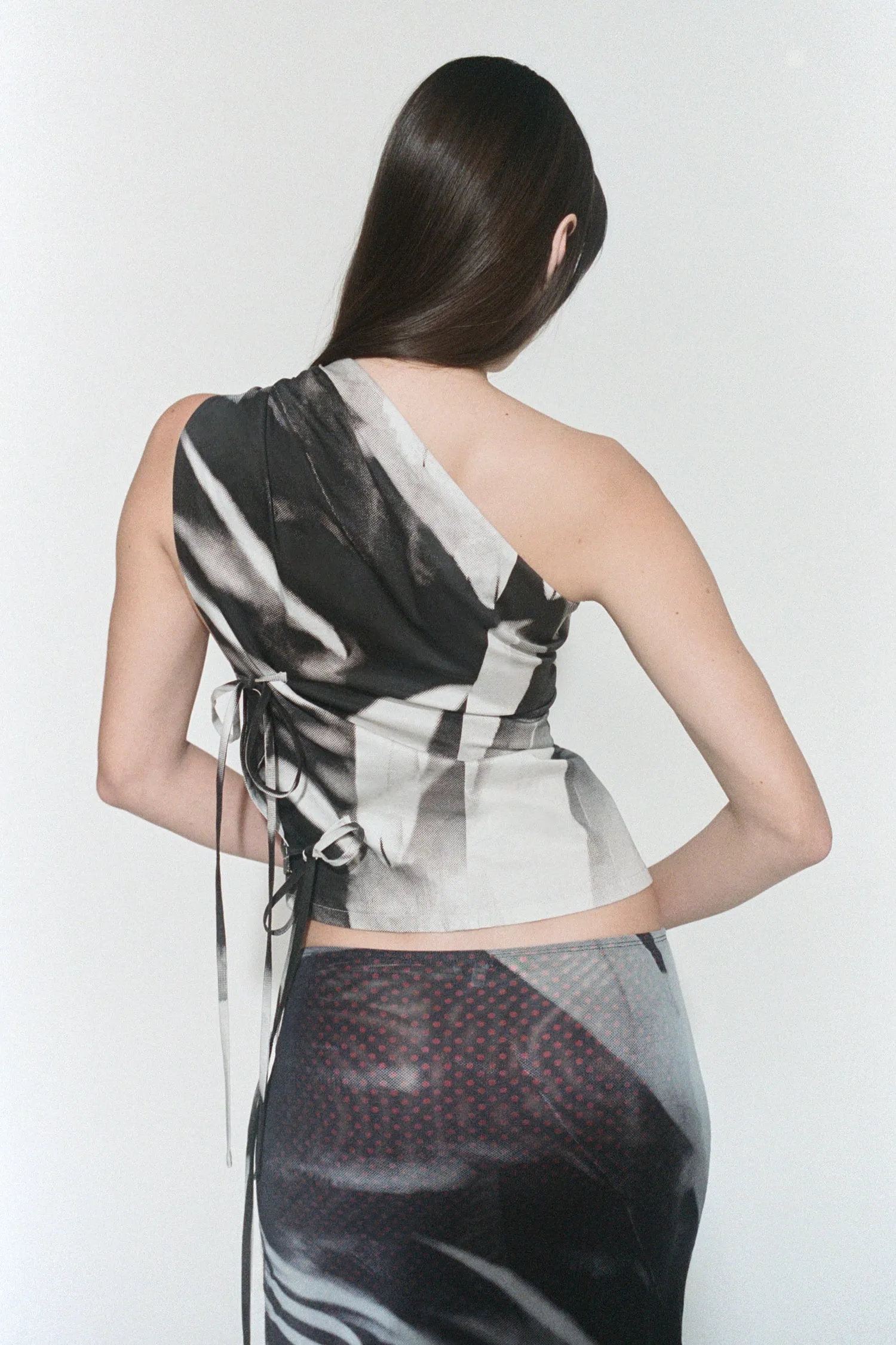 ZELDA TOP - FEATHER PRINT sold by Miaou product image thumbnail 5