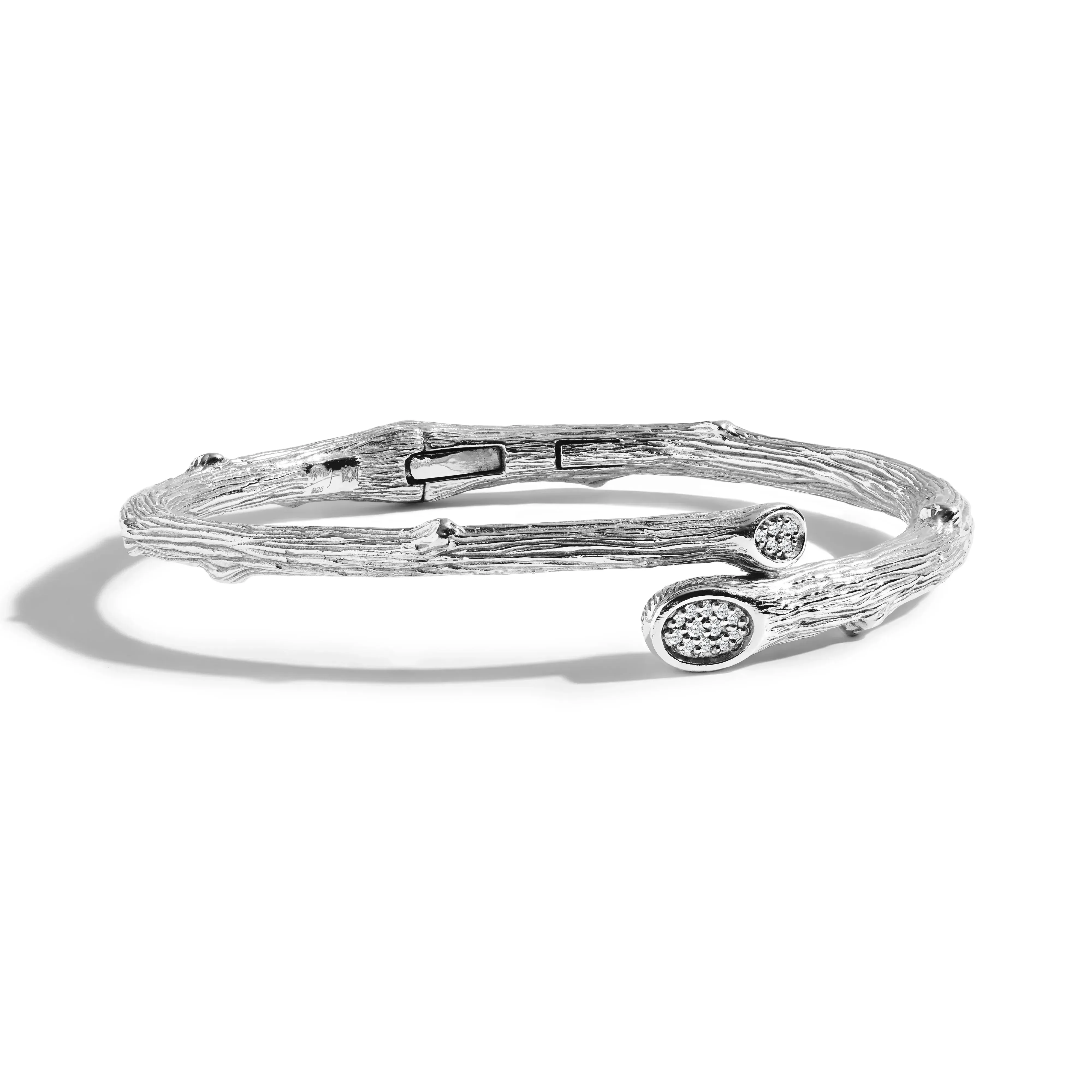 Enchanted Forest Bangle with Diamonds - Silver sold by Michael Aram product image thumbnail 3