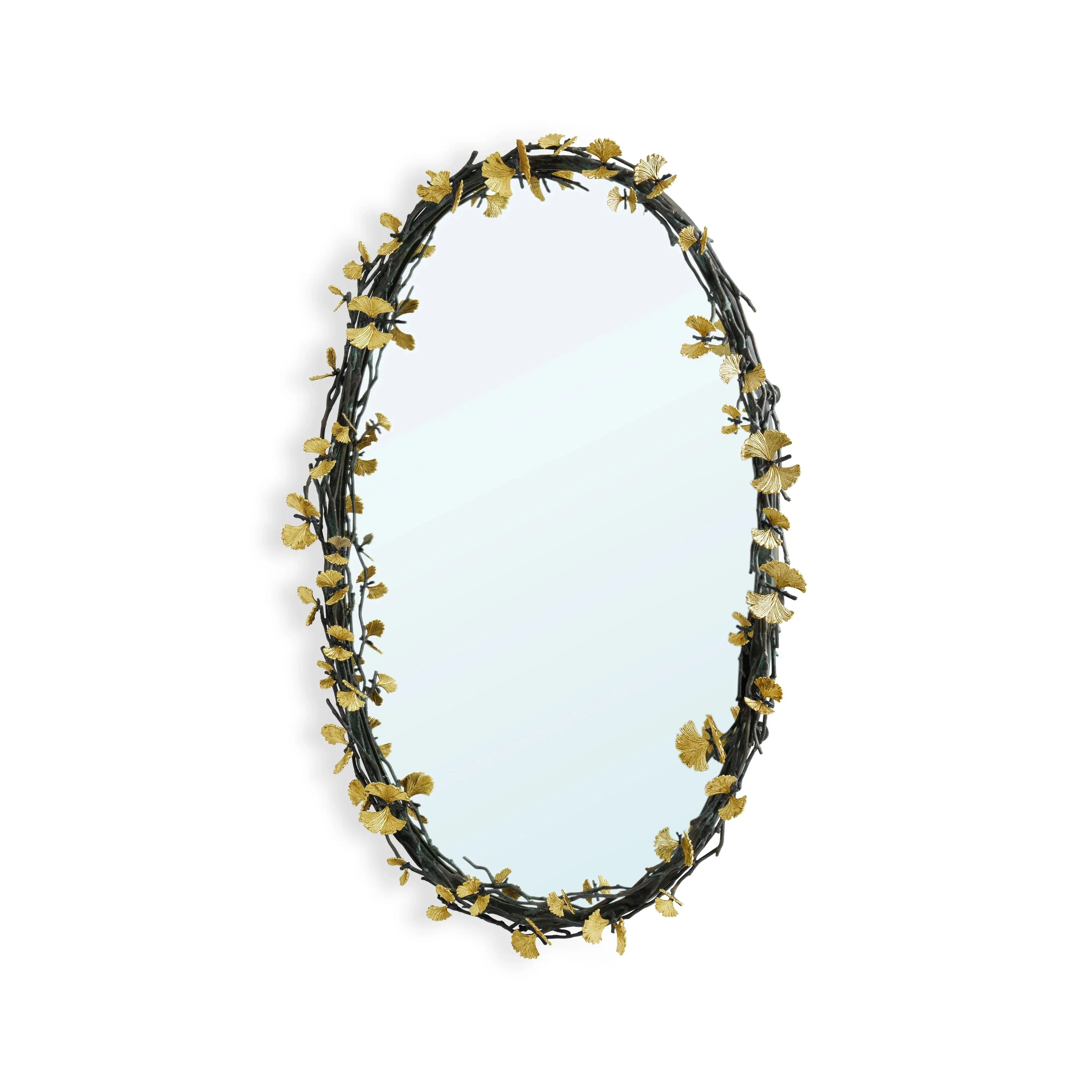 Butterfly Ginkgo Oval Mirror sold by Michael Aram product image thumbnail 4