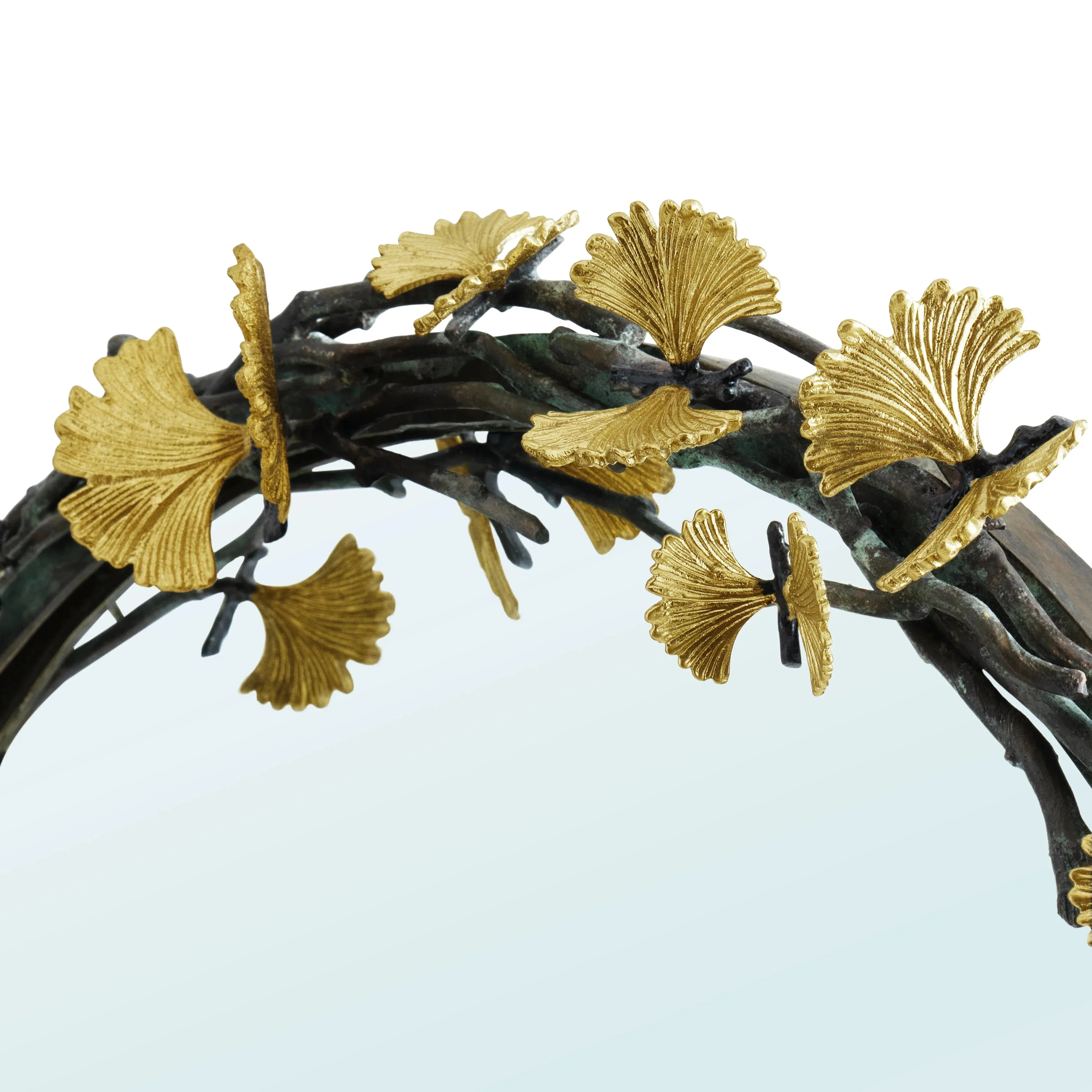 Butterfly Ginkgo Oval Mirror sold by Michael Aram product image thumbnail 2